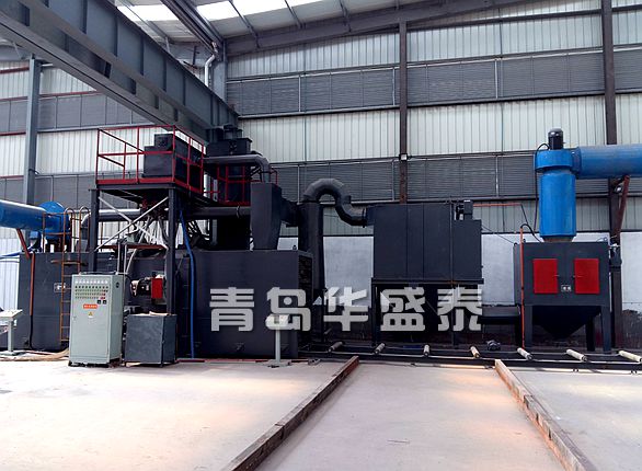 淄博鋼結構拋丸機使用現場 淄博鋼結構拋丸機使用現場