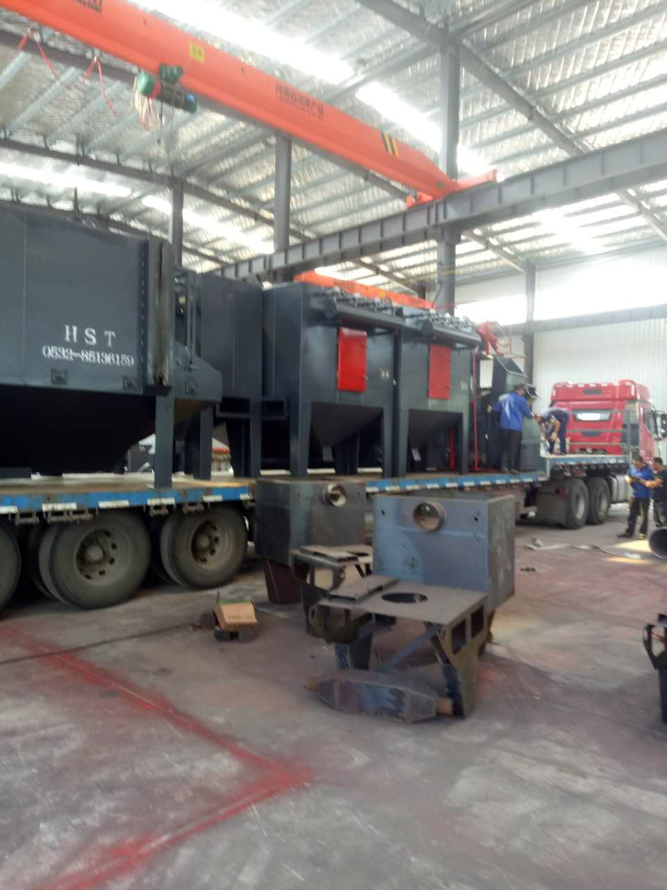 發(fā)吉林磐石6925輥道通過式拋丸機(jī)