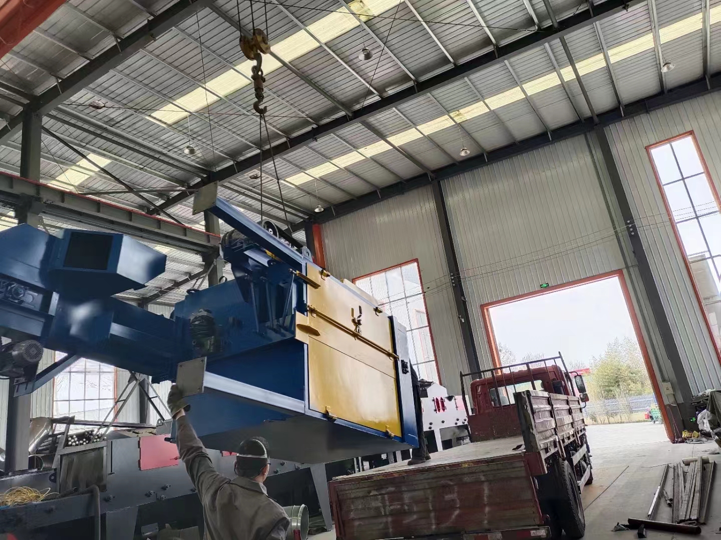 鋼板除銹拋丸機_槽鋼拋丸除銹機_鋼管拋丸機除銹計算