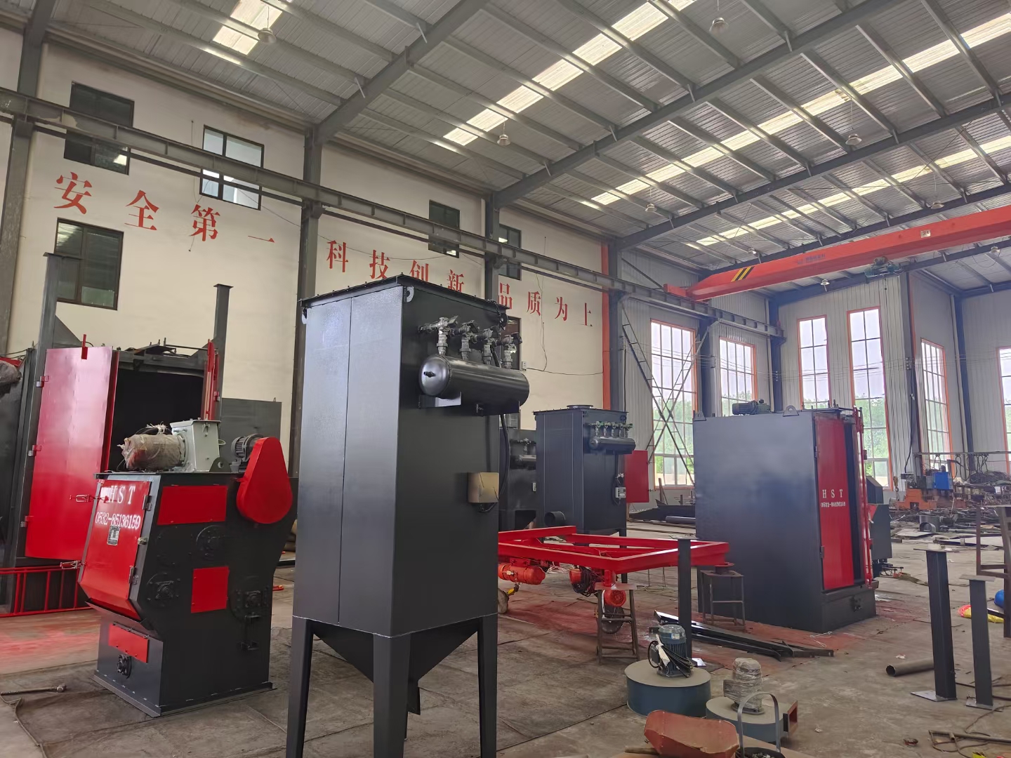 拋丸清理機視頻_貨架拋丸清理機_貨架清理拋丸機怎么用