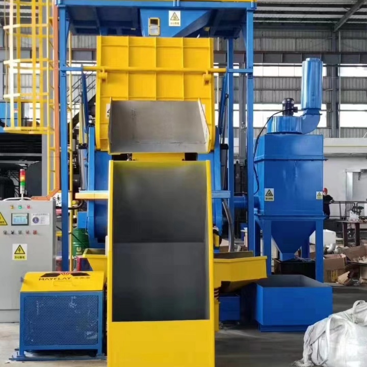 鋼管拋丸機作業現場視頻_鋼管拋丸機_鋼管拋丸機型號